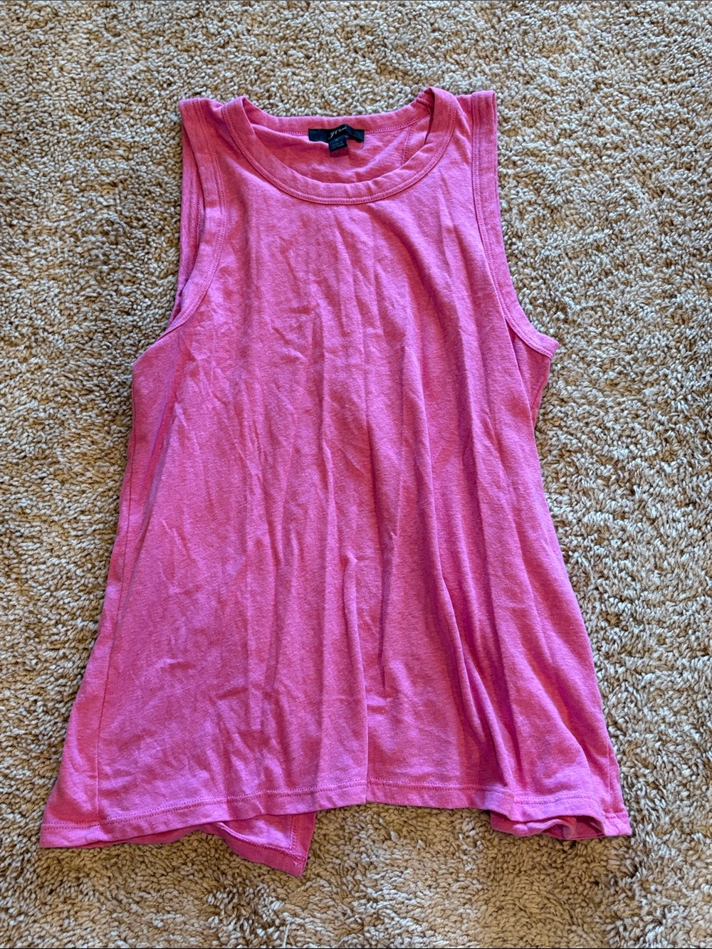 J. Crew Pink Tie Back Tank Top